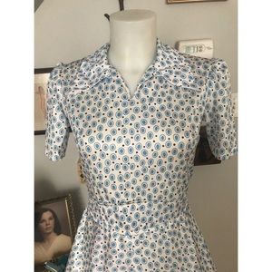 Vintage 1970’s does 1940’s swing dress